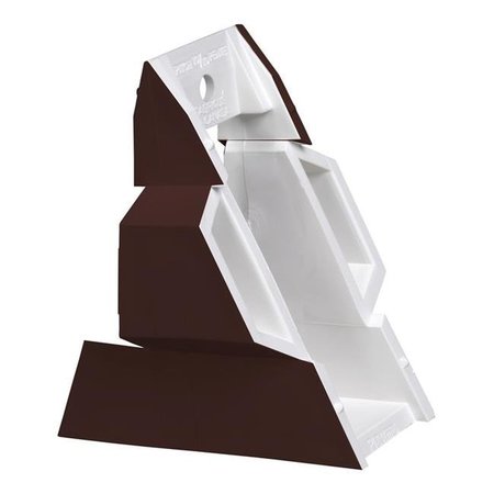 PLASTMO Plastmo 5005408 Classic 4.5 in. Brown Vinyl Gutter Wedge 5005408